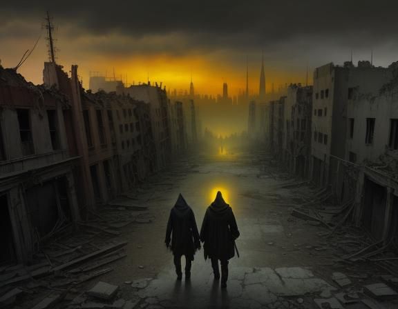 Haunted Post apocalyptic City