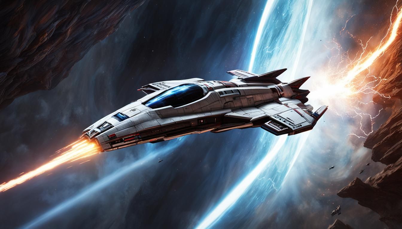 Mass Effect Normandy SR-2 Through Space Portal