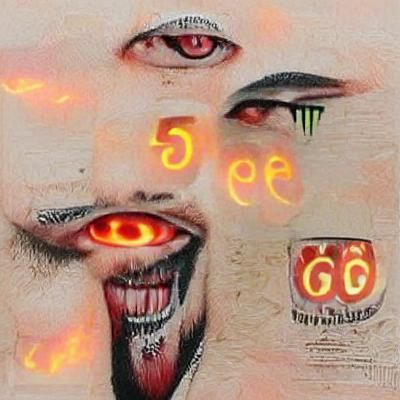 Abstract Depiction of the Number 666