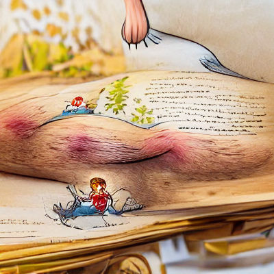 Medical Illustration of Amputation Procedure