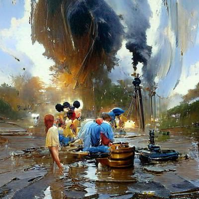 Disney Character in Oil Painting by Gurney