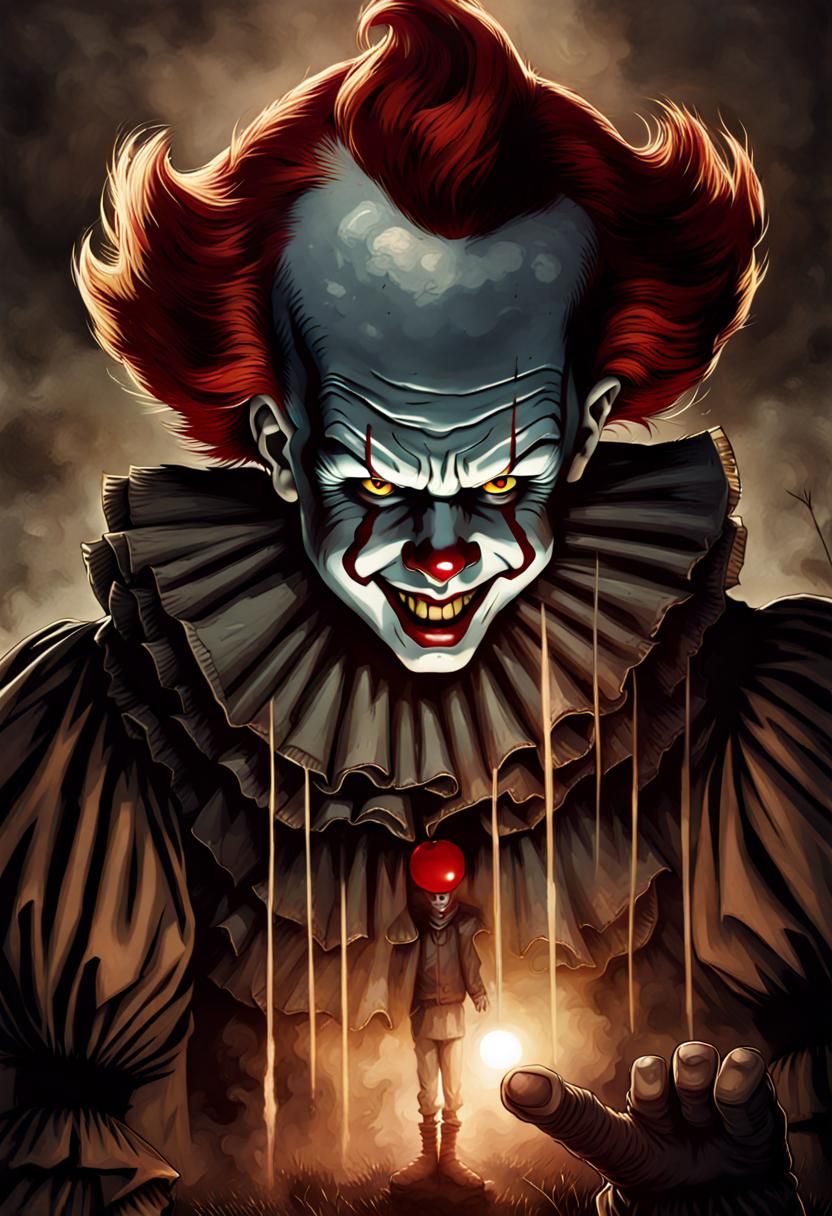 Nightmarish Pennywise Portrait