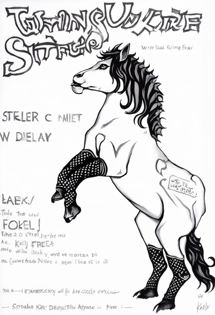 Pop Art Gothic Fusion: A Striking Visual Creation