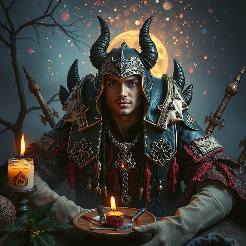 Triadic Masterpiece of Whimsical Beauty