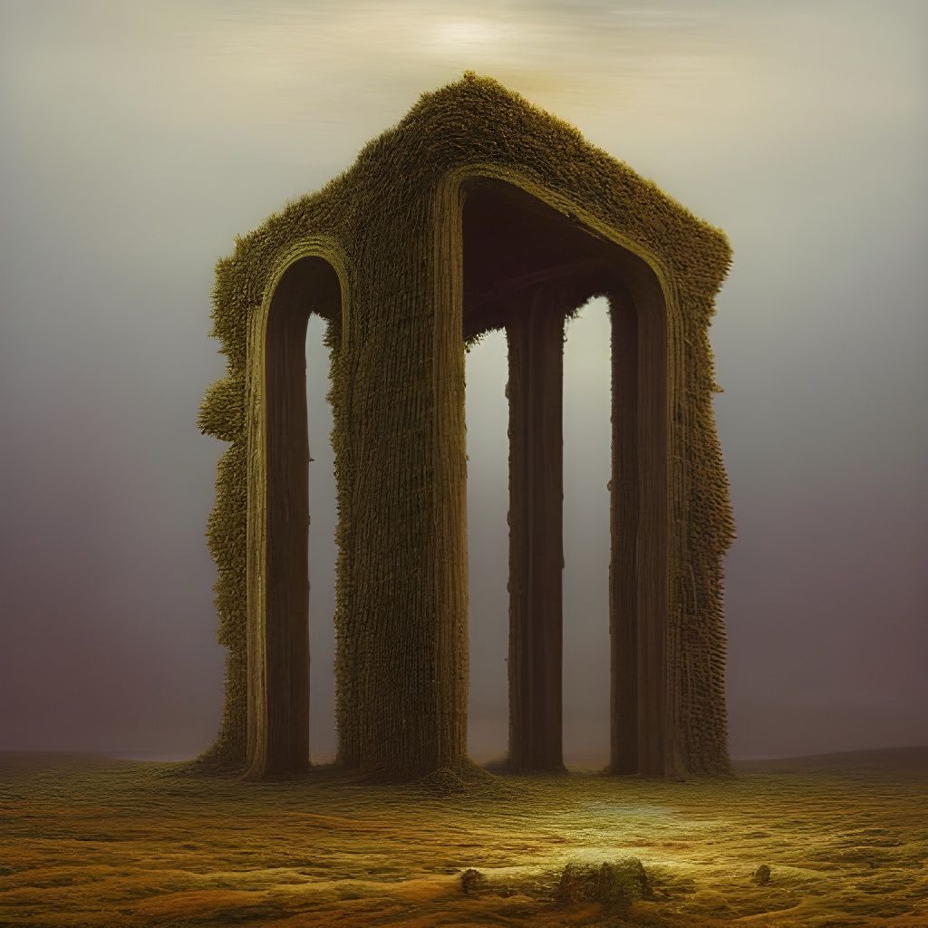 Surreal Pain in Gothic Hyperrealistic Photograph