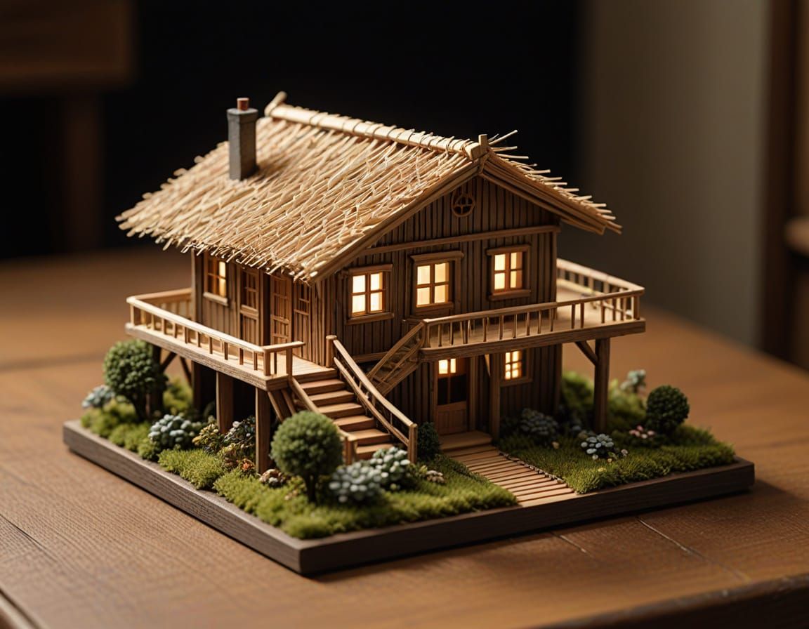 Miniature Bridge Marvel in Intricate Details