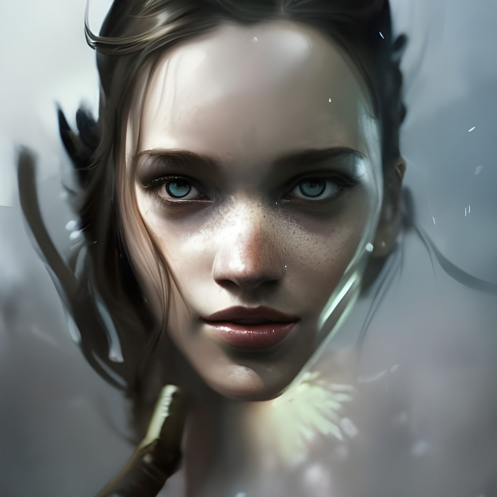 Detailed Portrait with Dynamic Lighting