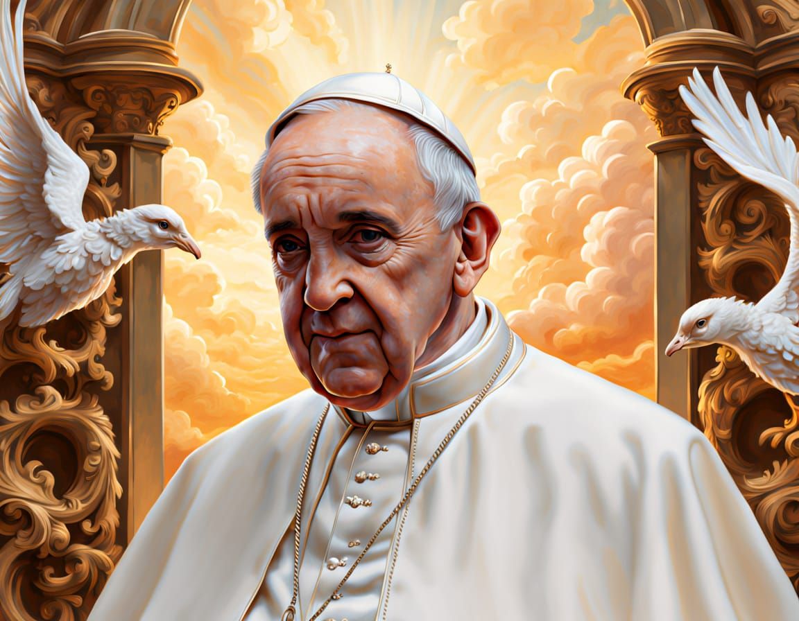 Pope Francis Enters Paradise in Baroque Splendor