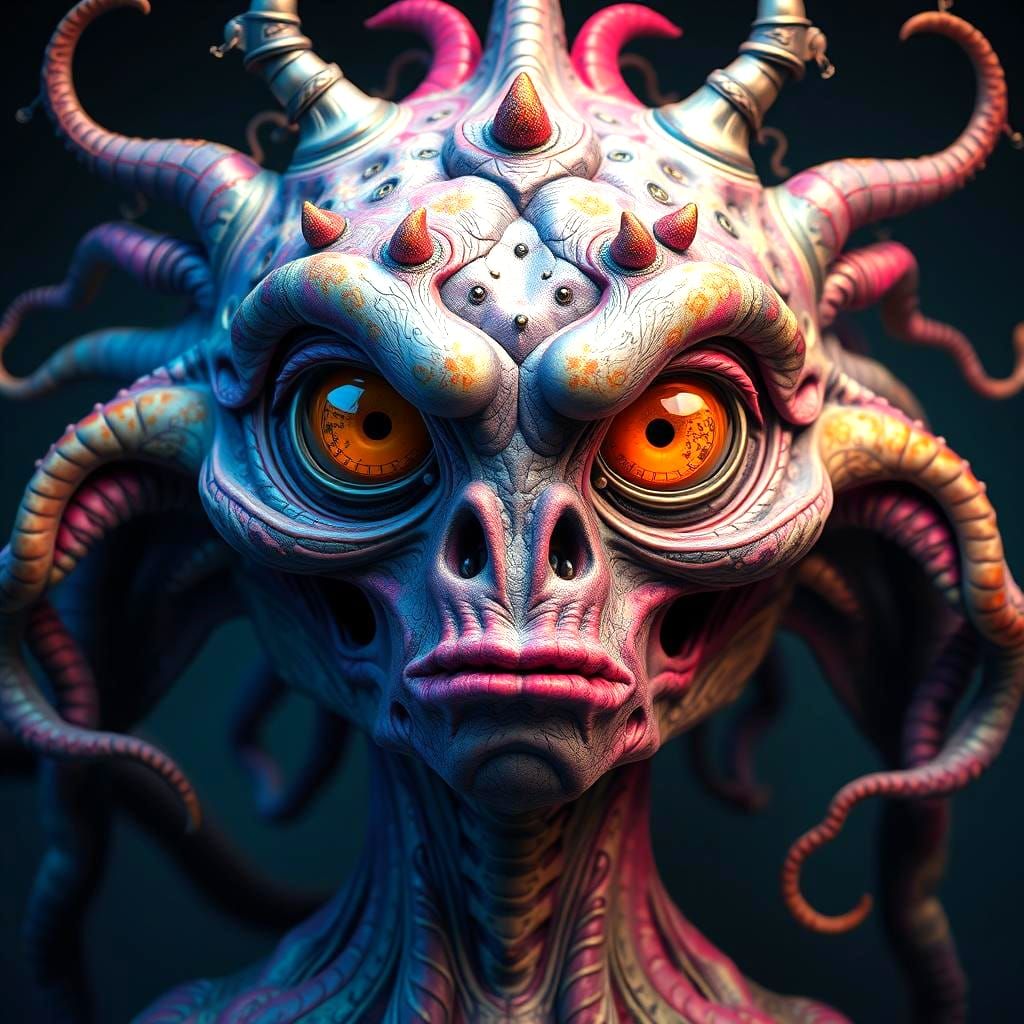 Surreal Dreamlike Creatures in Detailed Matte Painting