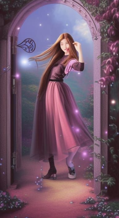 Fantasy Academy: Portrait of Rosé BLACKPINK as Book Cover