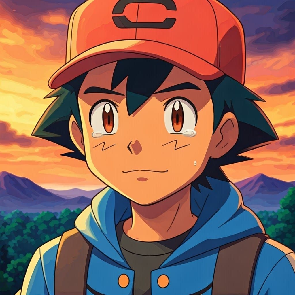 Ash Ketchum's Tearful Farewell, Studio Trigger Style