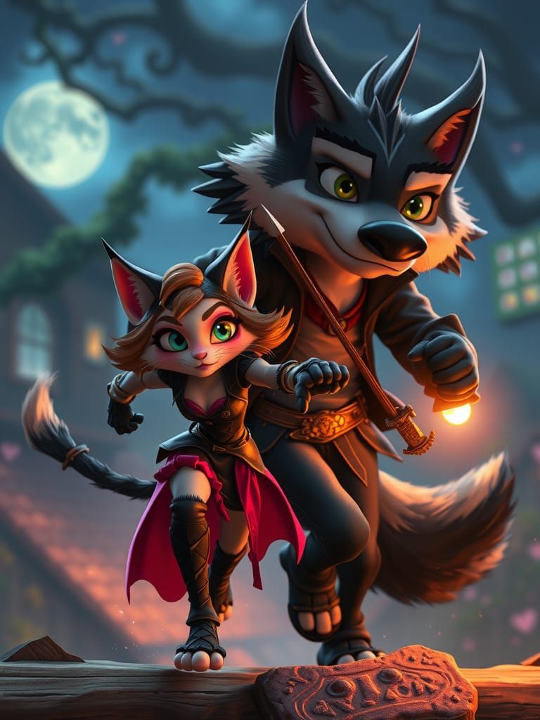 Epic Cartoon Network Adventure: Sensual Pussycat and Handsom...