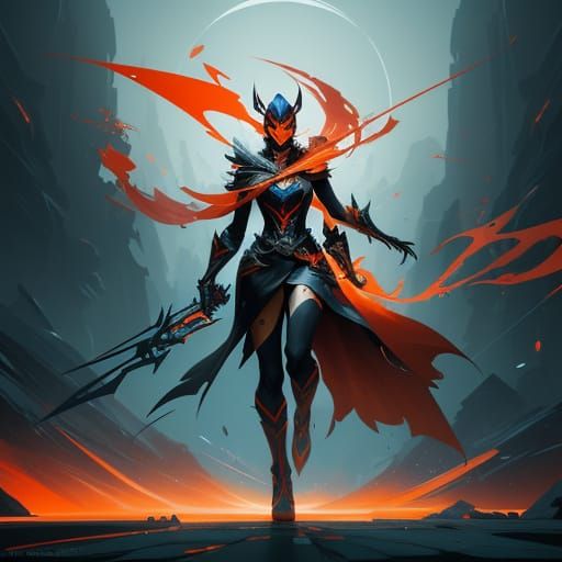 Symbol of Accusation in Dynamic Concept Art