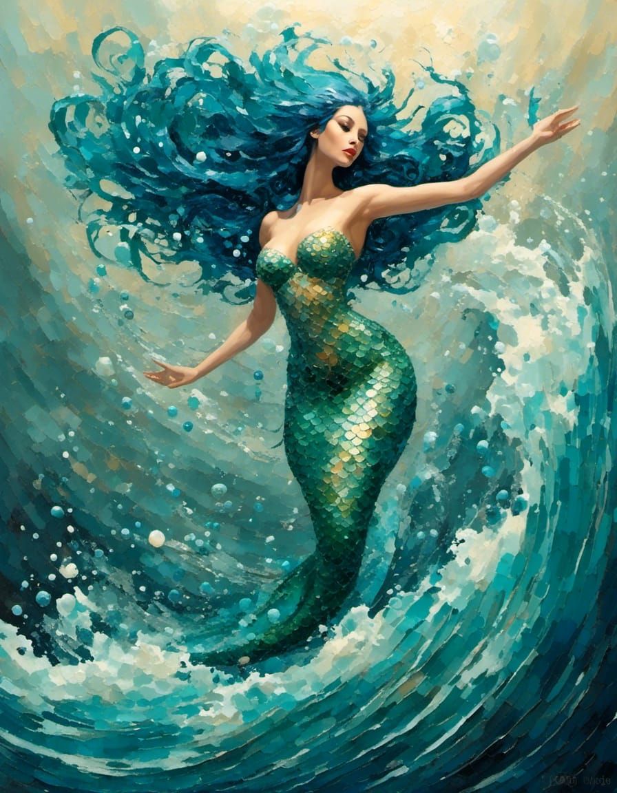 Fantasy Mermaid Goddess of the Sea