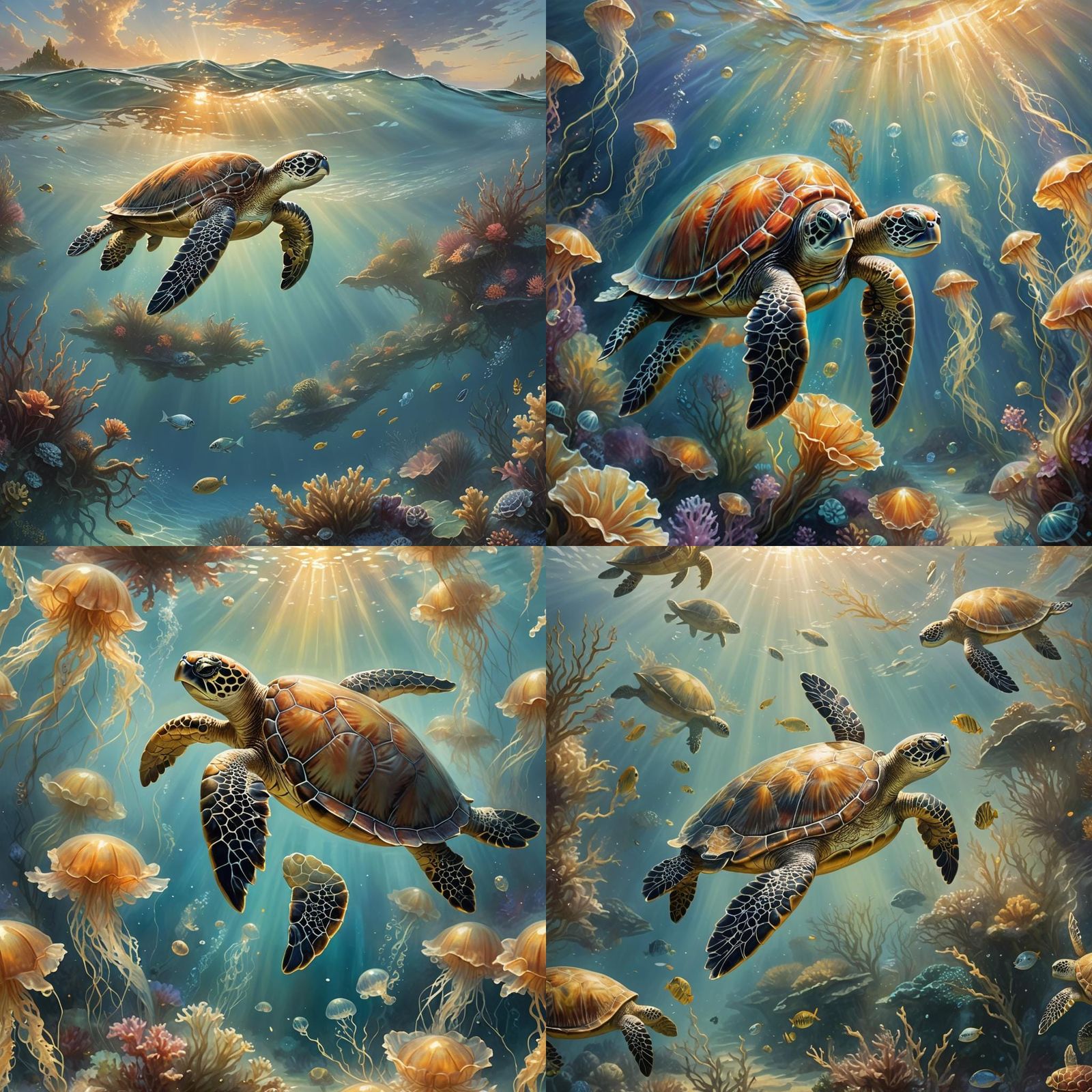 Tilly the Turtle's Courageous Journey Beyond the Reef
