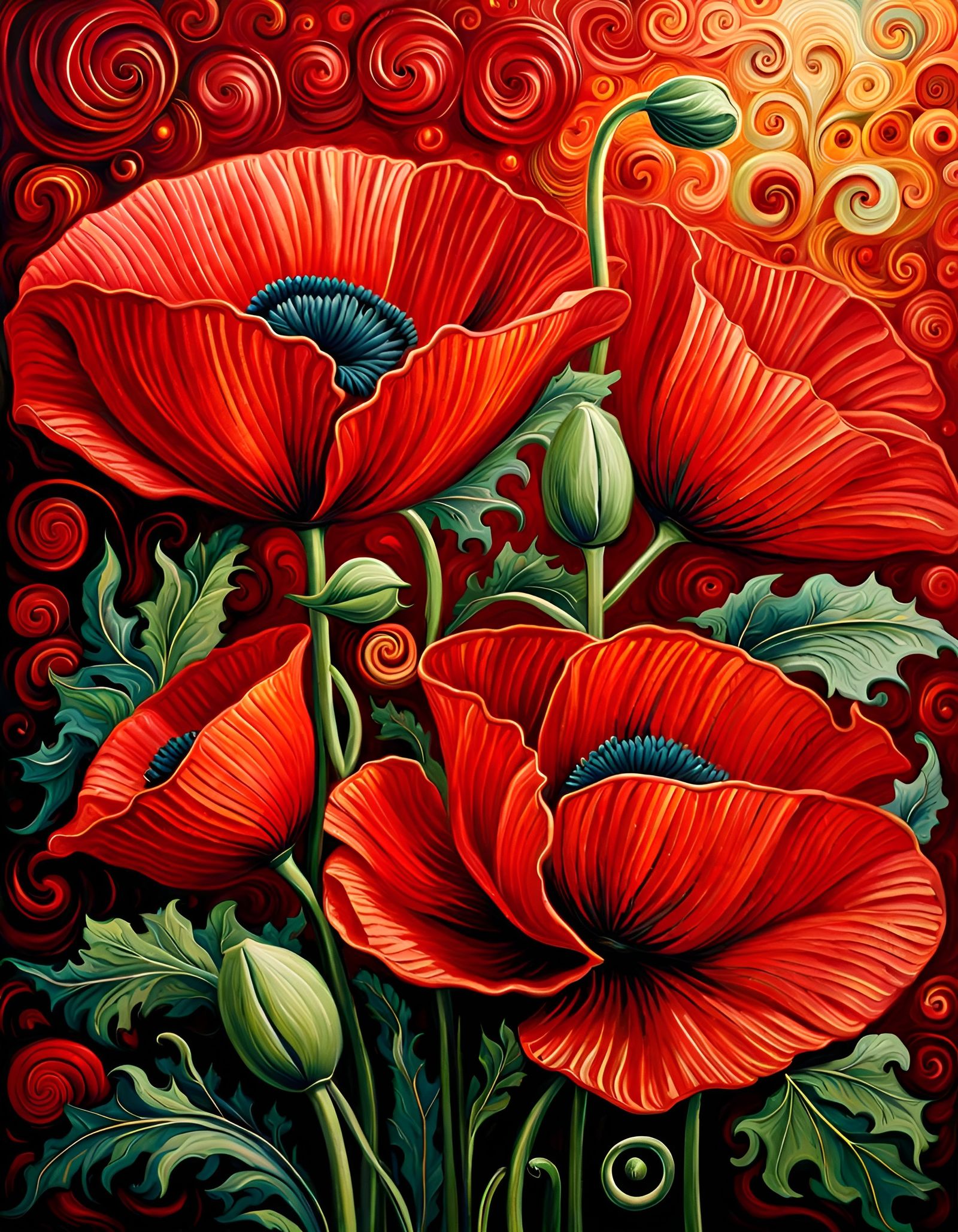 Red Poppies