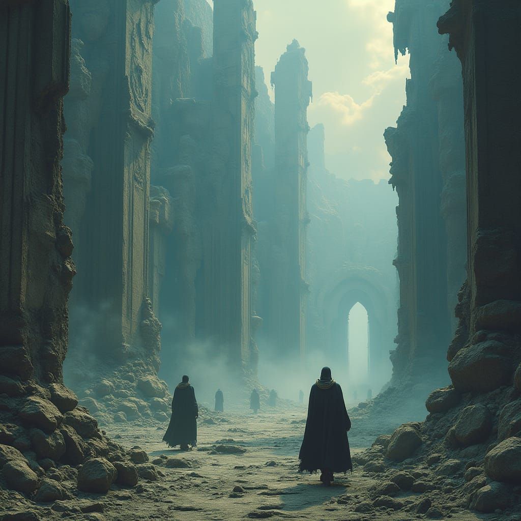 Norse Gods in Dystopian Temples