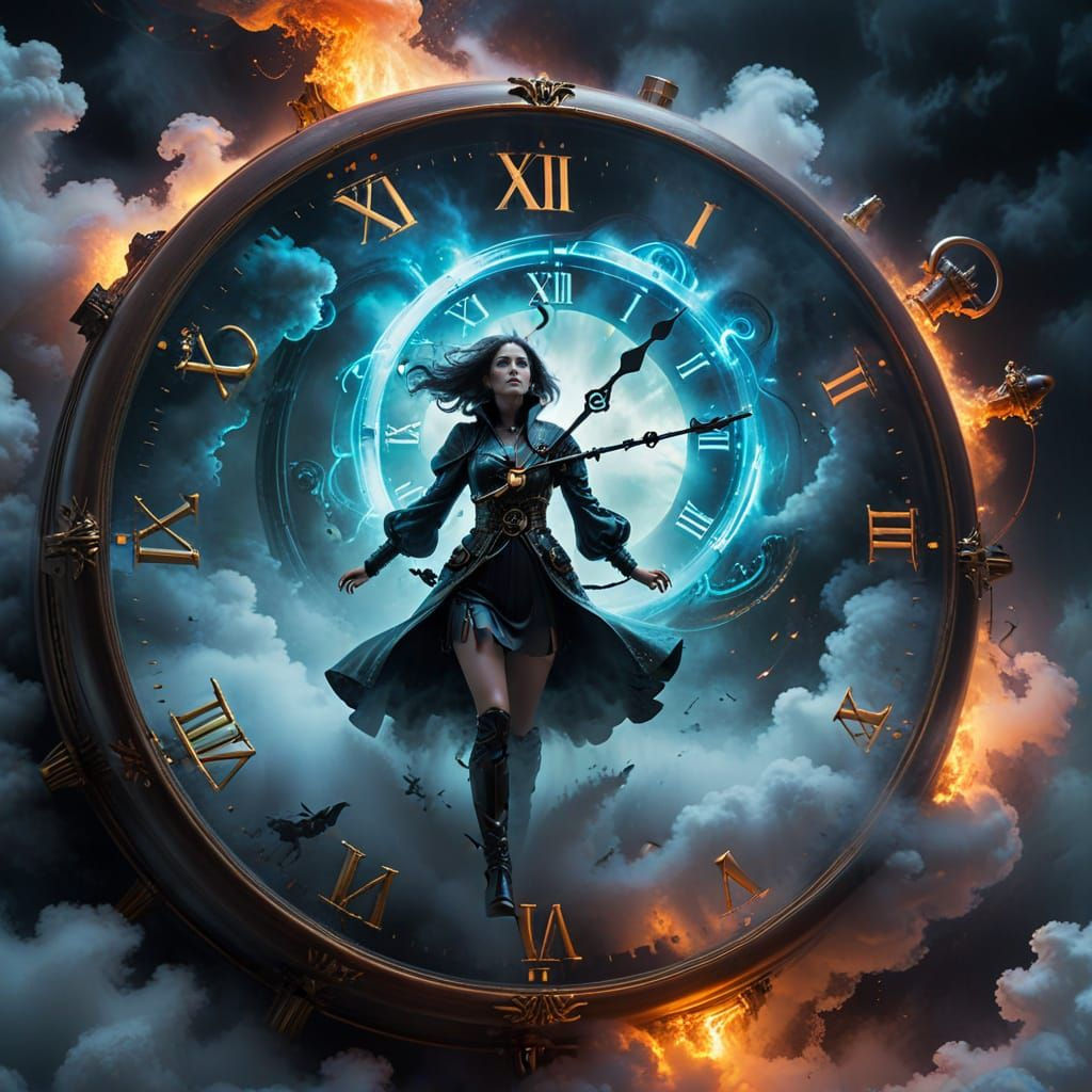 Mystical Dream World: Fantasy Art of Compressed Time