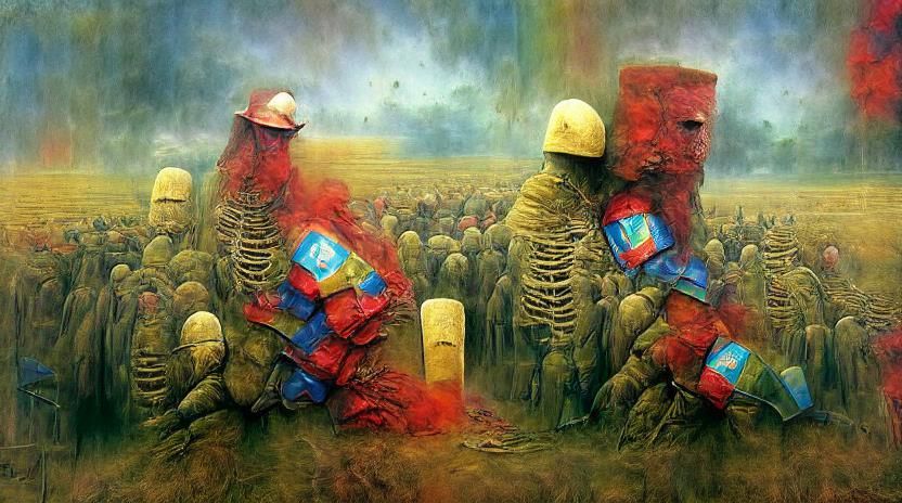 Epic Battle of the Somme Painting