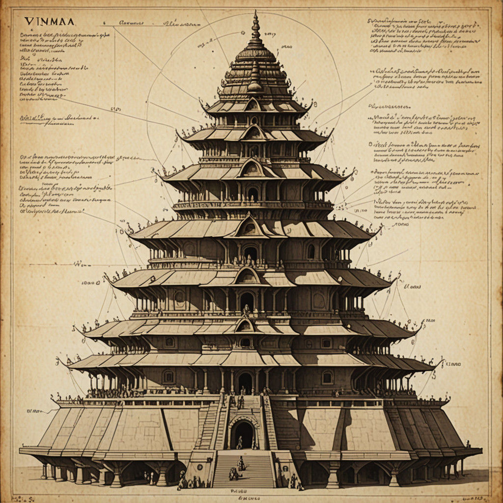 Ancient Flying Machine Schematic