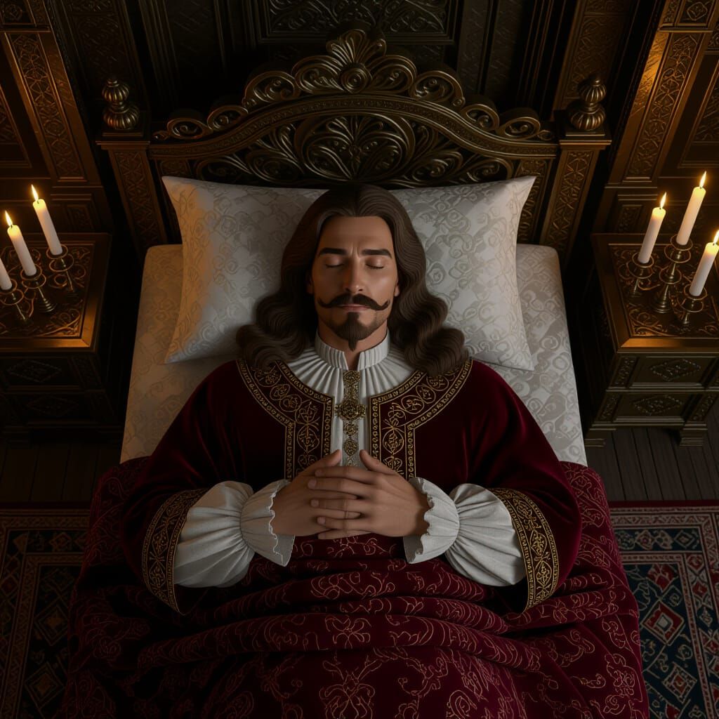 Prince's Farewell in Astral Chamber, Cosmic Illustration