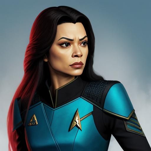 Klingon Lt. E'Lanna Torres from Star Trek