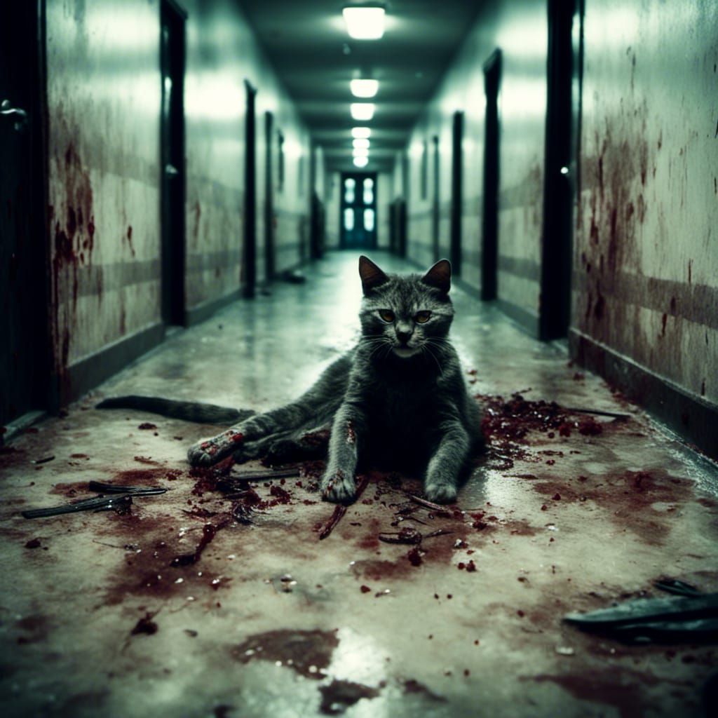 Disturbing Demonic Scene in Abandoned Hospital