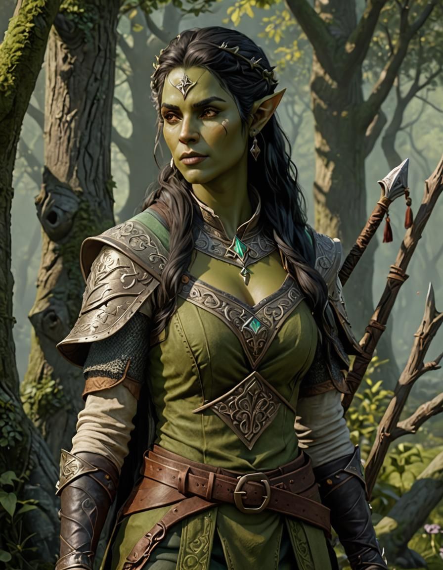 Half elf half orc