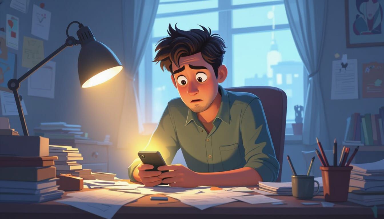 Worried Omar: A Disney Pixar-Style 3D Render