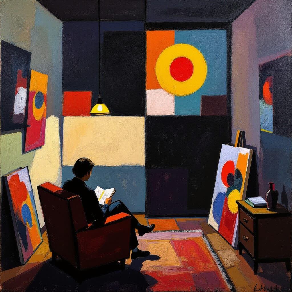 Emotional Release Through Art: Abstract Expressionism Style