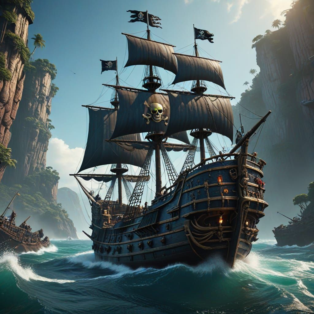 Pirate Talk Day: Deep Color Fantasy Matte Painting