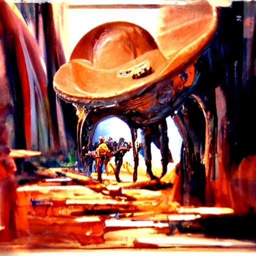 Surreal Oil Painting in the Style of James Gurney