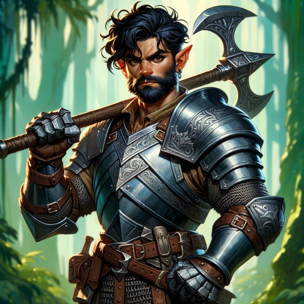 Serene Knight in Perfect Plate Armor