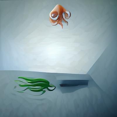 Minimalist Hyperrealism Squid Game Illustration