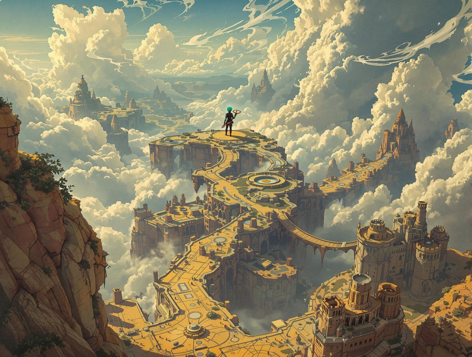 Dieselpunk Cartographer Charts Territory from Above