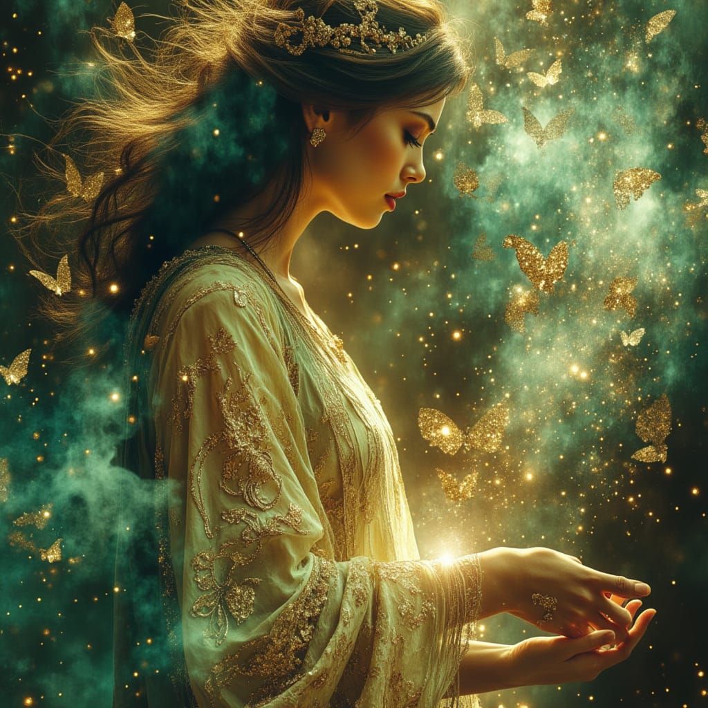 Pandora's Box Unleashed: An Art Nouveau Vision