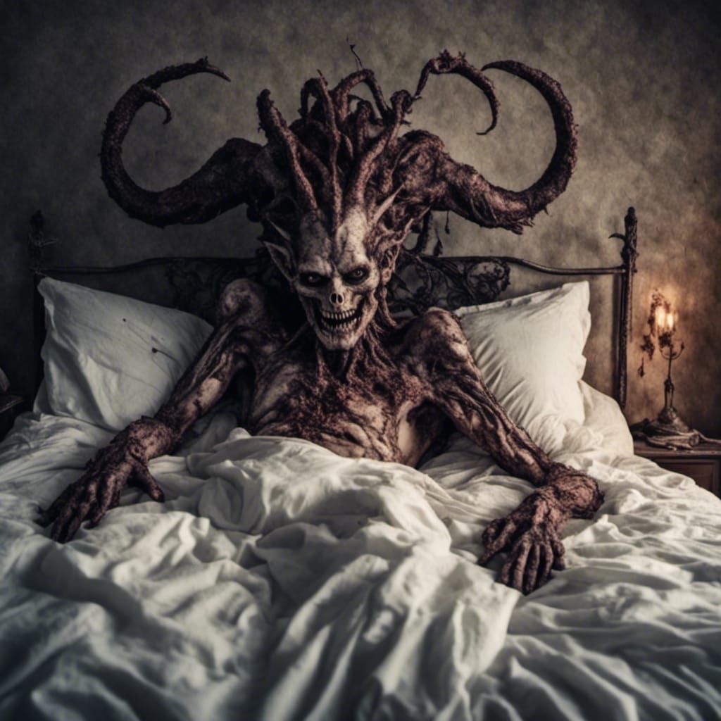 Demon in bed