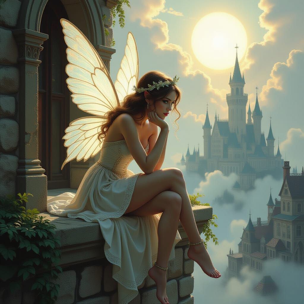 Horror Tooth Fairy in Doré and Rutkowski Style