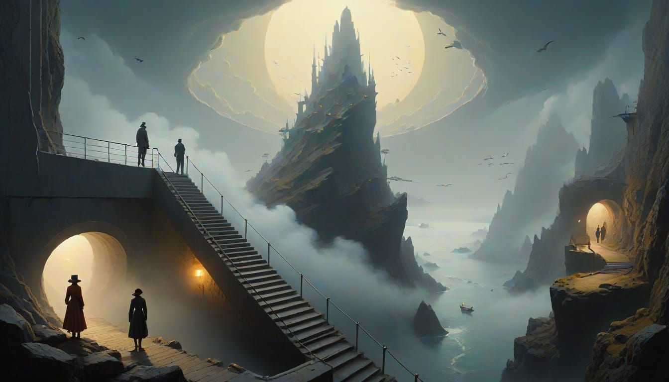 Retrofuturist Nightmare in Joseonhwa Style