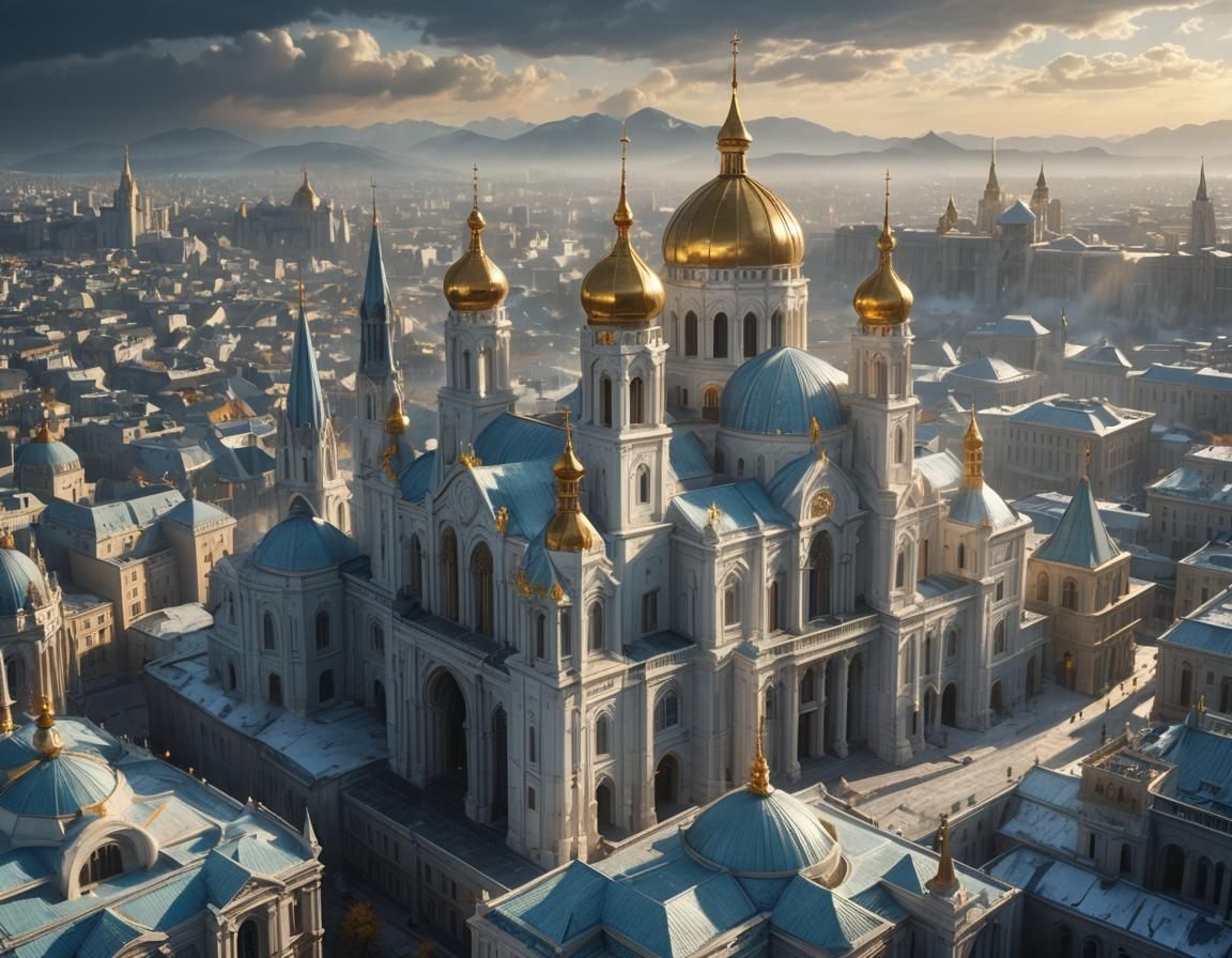 Elaris Cityscape: A Cinematic Digital Matte Painting