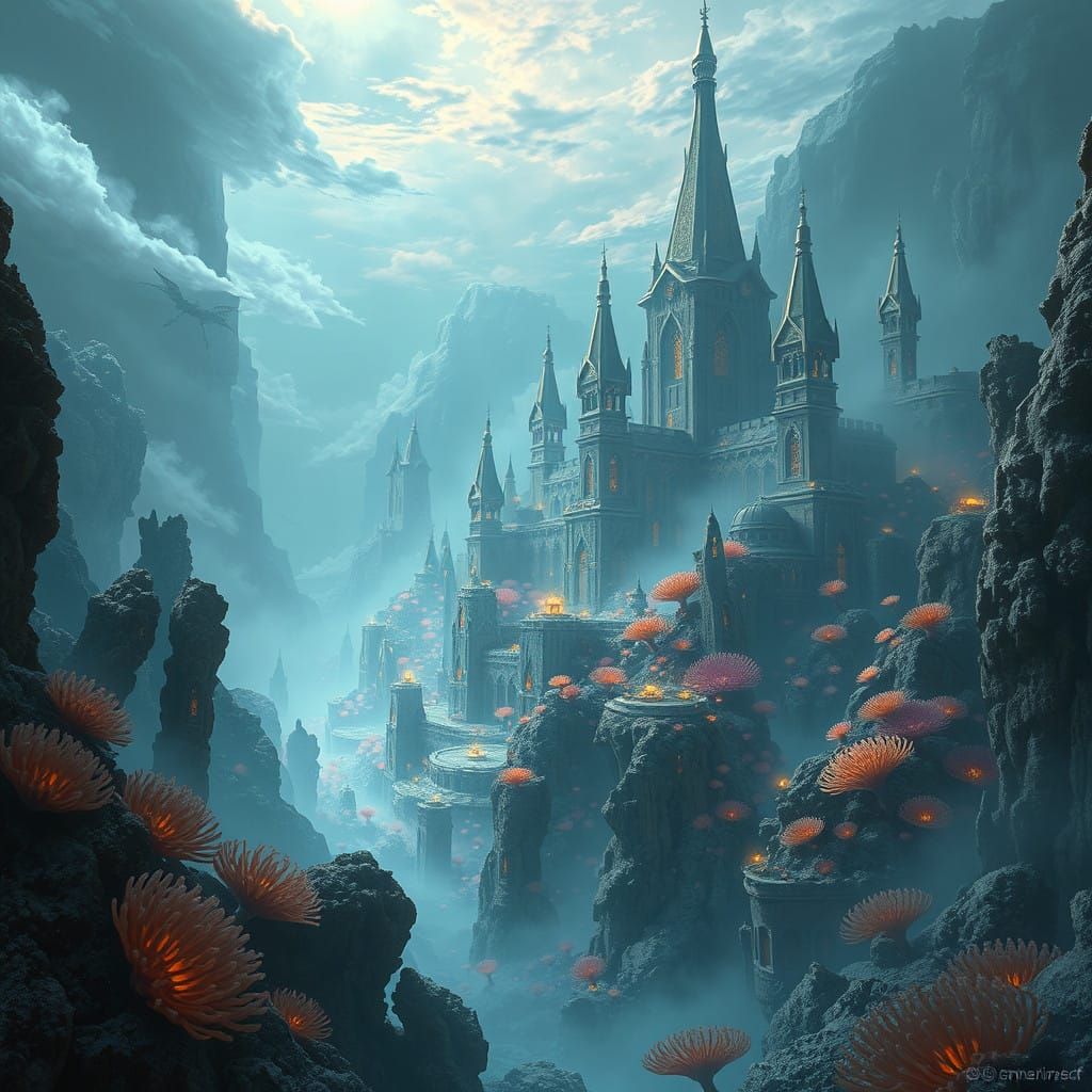 Lemuria: Ancient City Hidden Beneath the Waves in Vibrant Co...