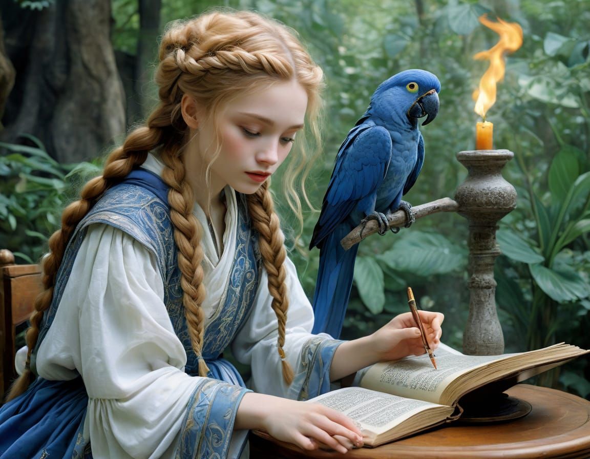 Ethereal Lady Omelia in Dreamlike Pastel Splendor