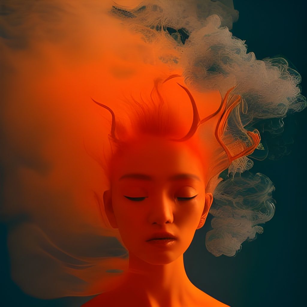 Surreal Smoke Envelops Bliss in Photorealistic Style