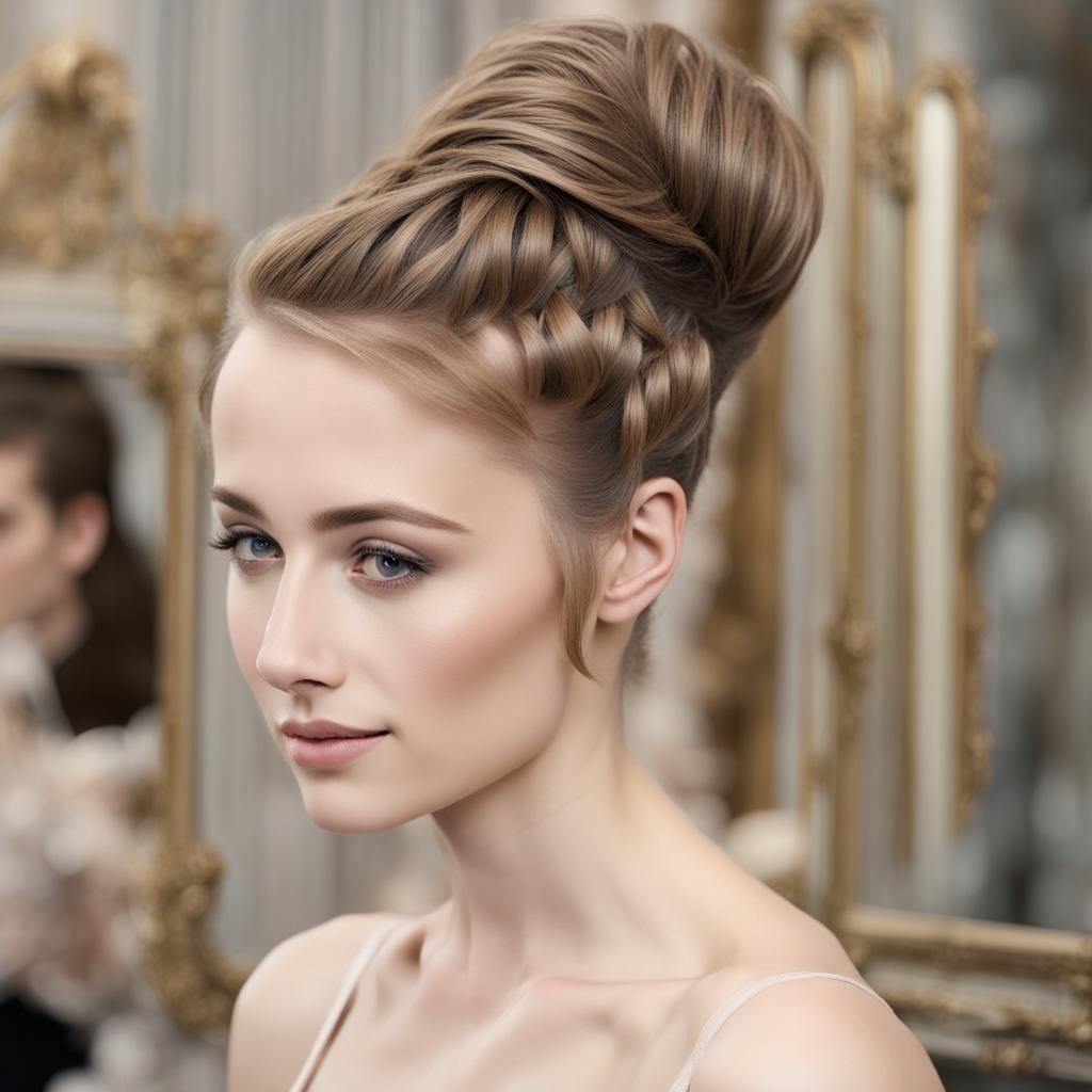 Colossal Chickadees with Layered Haircuts in Classroom