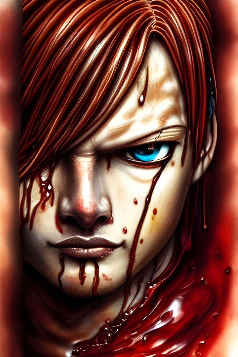 Melting Porcelain Portrait of Natsu Dragneel