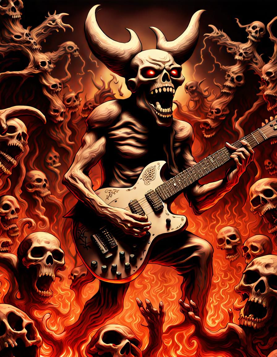 Screaming demon