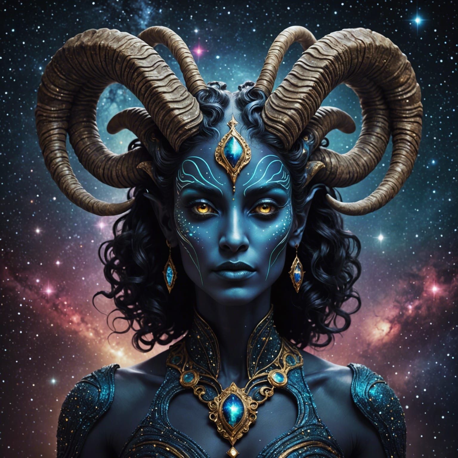 Star seed ✨ Alien, Blue Aries