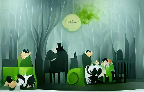 Batman and Rogues Gallery Storybook Illustration