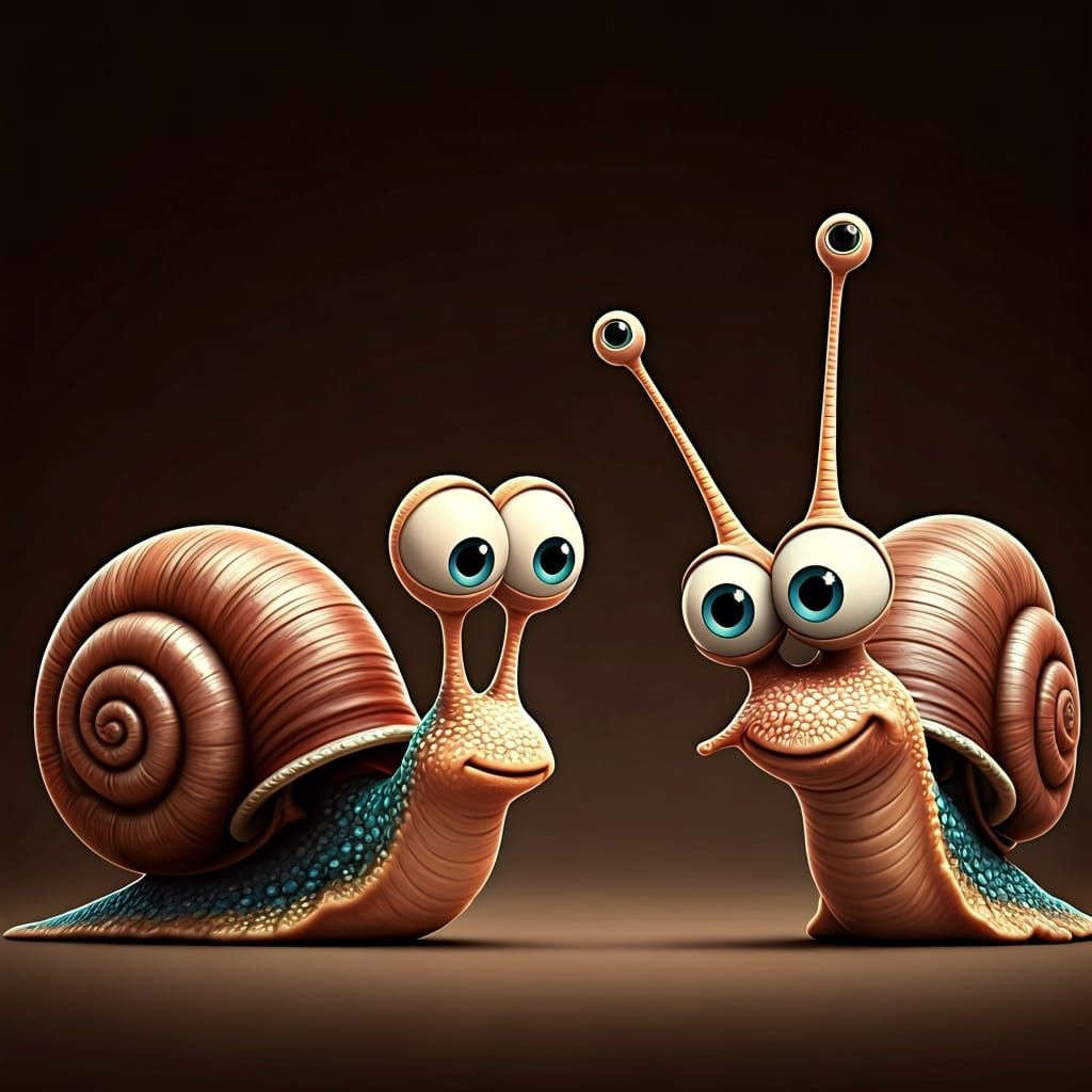 Cartoon Snails: A Curious Peek