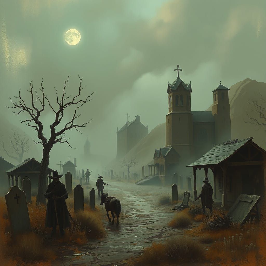 Eerie Old West Cemetery in a Forgotten Ghost Town